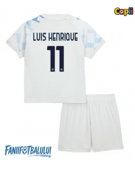 Inter Milan Luis Henrique #11 Echipament de Fotbal Replică 2025-26 Copii Deplasare (+ Șorturi)